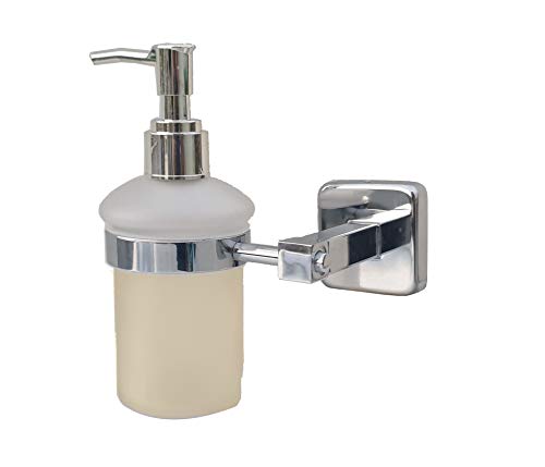 Image of Aquieen Stainless Steel 304 Wall Mounted Liquid Soap Dispenser With Installation Kit (Blanco)