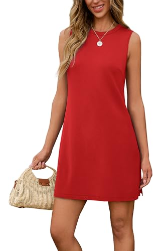 Image of Sampeel Dresses for Women 2025 Casual Summer Sundresses Sleeveless Tank Dress Fashion Outfits