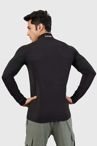 Image of Thrive Mens Slim Fit Pullover Sport and Gym Full Sleeve T-Shirt for Men