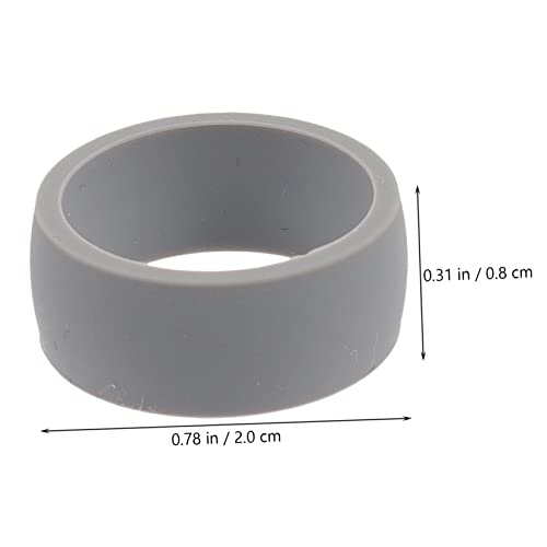 Anillo de dedo flexible de gel de sílice para evitar alergias 3