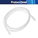 Aicosineg 0.31inch Dia 3.28ft Length Soft Silicone Bending Insert Tube VMQ Pliable Round Industrial Plastic Tubing for Shaping Rigid Tubing Seal Rod Repairs Accessory Bending Cord Translucent