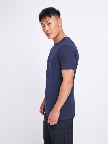 Image of Bewakoof Men's Printed 100% Cotton T-Shirt - Regular Fit, Round Neck, Half Sleeves
