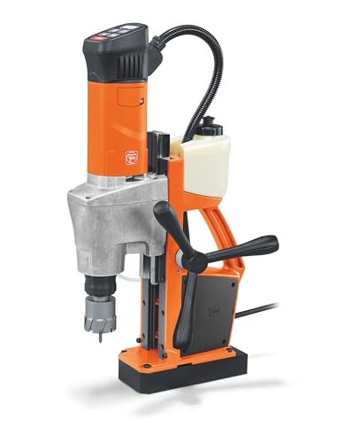 Fein Magnet-Kernbohrmaschine KBM 50 Q (1200 Watt, 2 Gang, verschleißfest, QuickIN Werkzeugaufnahme) 72704161000 Orange
