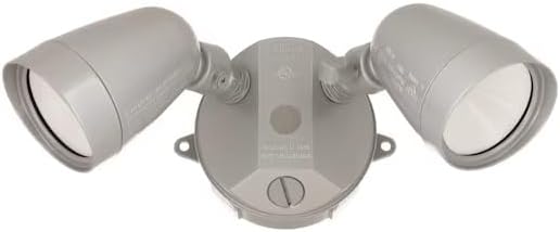 Bell Flood Light Kit LLK2000S 250-Watt EQ LED Gray 2-Head Switch-Controlled Flood Light with Adjustable 2000-Lumen