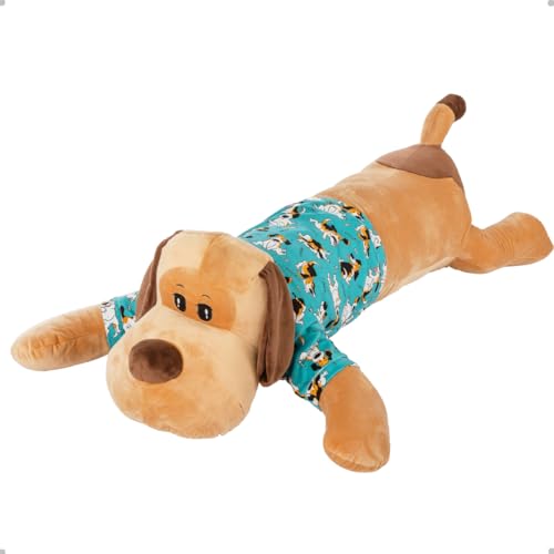 Travesseiro De Corpo Xuxão Dog Animais Pelúcia Fofinha (Verde)