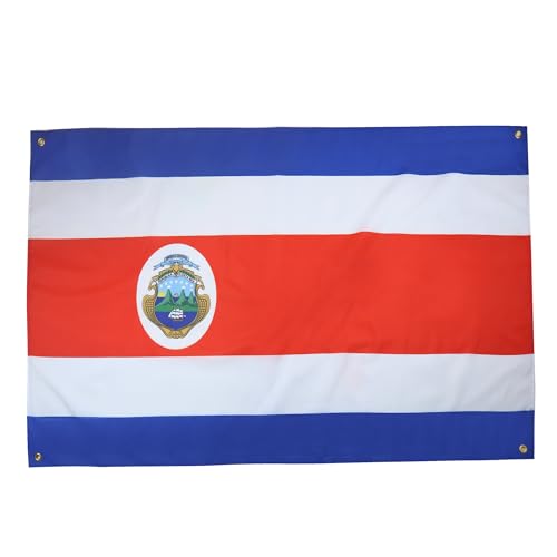 AZ FLAG Bandera Costa Rica 150x90 cm con 4 ojales, Pabellón Costarricense para balcón o pared