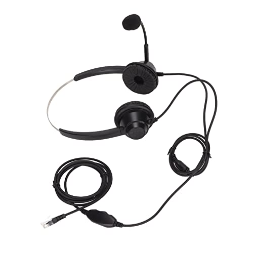 Ylwxzenith Customer Service Headset with Noise Cancelling Mic, Wired Telephone