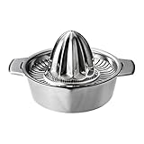 Spremiagrumi in acciaio inox per limone, lime, arancia | Spremiagrumi multifunzionale a prova di perdite con grande capacità | durevole ed efficiente per spremere
