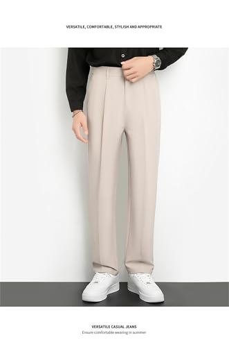 Easemotions - Super Stretch Ice Silk Comfort Everyday Pants, Super Stretch Waist Quick-Drying Ice Silk Pants for Men Over 504