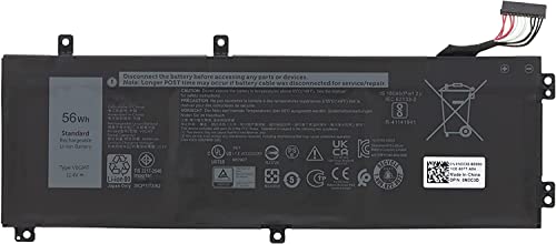 Batterie Dell Latitude 9510 haute capacité 88Wh pour retrouver l'autonomie initiale