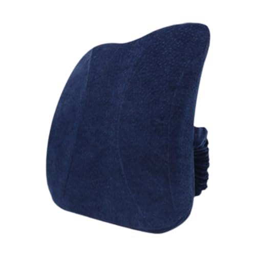 FashionCha Soporte Lumbar Almohadilla de Silla de Almohada Maternidad Almohada de Almohada de Espuma de Memoria Lumbar para sofá, Azul