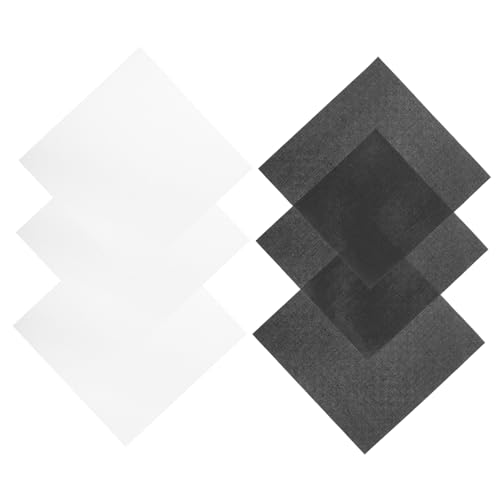 Hohopeti Cross Stitch Fabric 14 Count 6pcs Embroidery Gridding Cloth Soft Cotton White DIY Embroidery Supplies