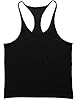 Muscle Alive Uomo Palestra Stringer Canottiera Cotone Bodybuilding Allenarsi Vest Nero S #2