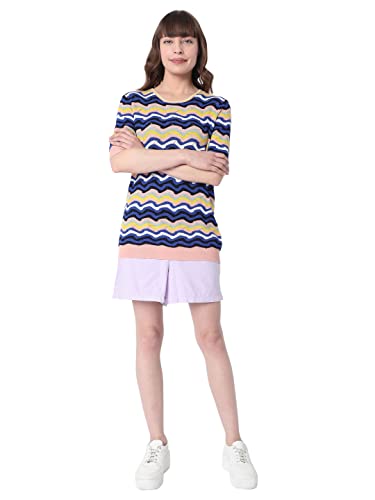 Image of VERO MODA Women's Rayon Blend Slim Fit Top