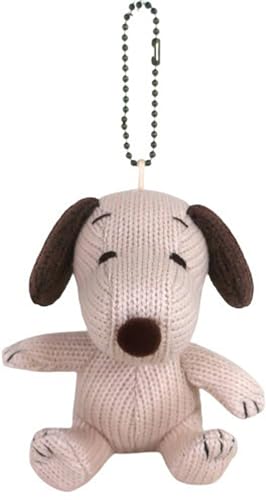 ナカジマコーポレーション スヌーピー ニットマスコット モカ 188137-23