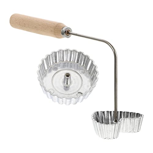 LAPYAPPE Stampo Per Friggere Snack Fritti in Manico in Stampo Per Biscotti e Snack Per Cucinare Fritti