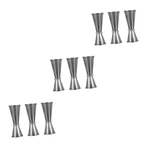 Cabilock 9piezas Jiggers Inoxidable Para Cócteles Jigger Doble Para Bar y Cocina Para Bartenders y Bebidas