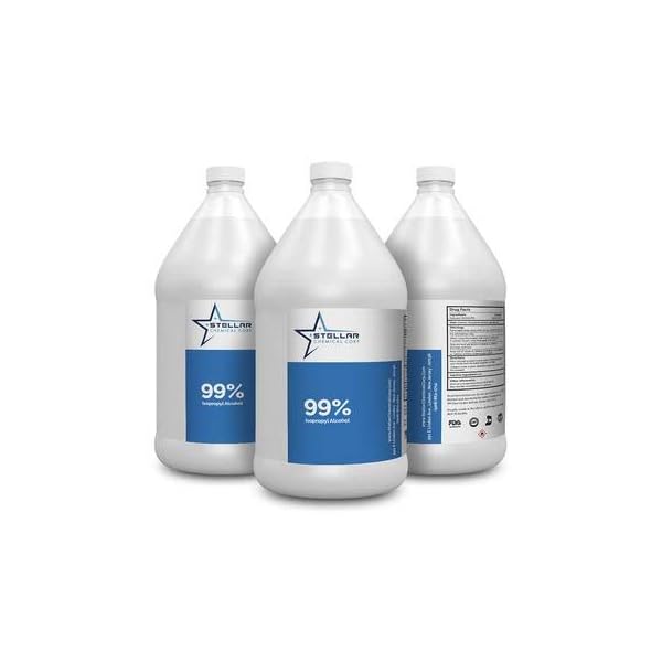 Stellar-Chemical-Isopropyl-Alcohol-IPA-99-Purity-Made-in-USA-1-Gallon Stellar-Chemical-Isopropyl-Alcohol-IPA-99-Purity-Made-in-USA-1-Gallon