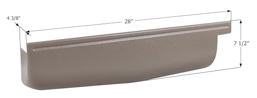 Image of Icon 15583 Corner Cap for Forest River Rockwood - RH Front, Evening Sand