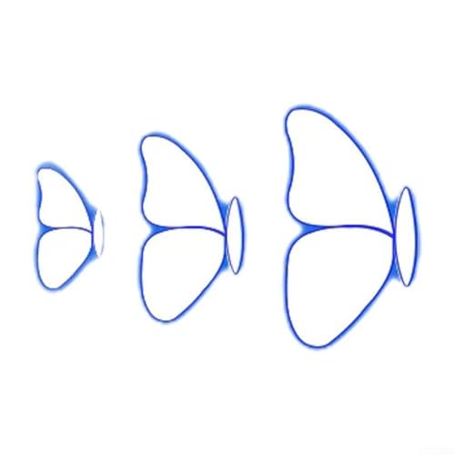 Lifenavistore Schmetterling Quilt Vorlagen Set 3 Größen