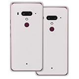UOGNADGD 2-Pack TPU-Hülle Kompatibel mit HTC Exodus 1 Handyhülle - Stoßfeste Flexible Schutzzubehör mit Präzisionsausschnitten (Weiß+Weiß)