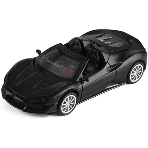 Image of New 1:32 J50 Diecast Alloy Metal Pull Back Car with Openable Doors Music Sound and Light Vehicle Toy Car for Kids Boys (Black)