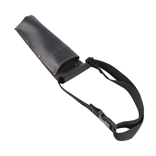 Welding Rod Bag Holder Leather Cowhide Electrode Welding Rod Storage Container Black