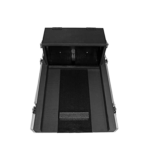 ProX XS-YQL1DHW ATA Digital Audio Mixer Flight Case for Yamaha QL1 Mixer CaseConsole with Doghouse compartment and Caster wheels
