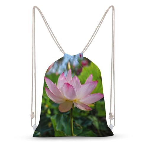 Drawstring Backpack Foldable Draw String Bags Flowers Sackpack Sports Gym Bag for Shopping Yoga