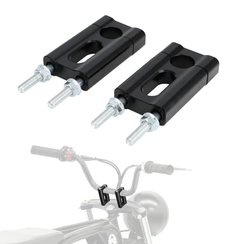 Image of Handlebar Risers 7 /8 inch 22mm Handle Bar Clamps CNC Universal for BT200X CT200 SSR125 MX650 MX350 CRF XR XR Apollo RFZ 50 70 90 110 125 Mini Bike Dirt Pit Bike Black