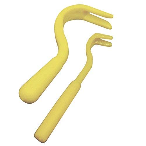 Anti Tick, Lice, Flea, Mite Remover Tweezer for Puppies, Dog, Cat, Kitten (Yellow)