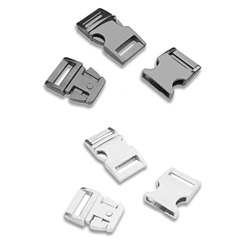 NIANOPKM Alu Metall-Klickverschluss,5/8" Steckverschluss Metall Cover