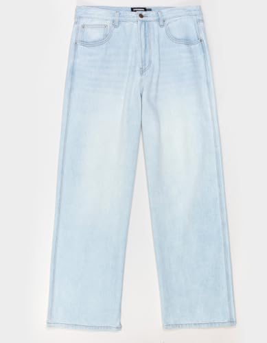 Rsq Mens Extra Baggy Jeans, Lt Stone, 32X322