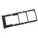 A12 Dual SIM Card Tray Replacement Card Holder for Samsung Galaxy A12 6.5 Inch SM-A125F A125 A125F A125M A125G 2020 (Black),not fit for Single Version