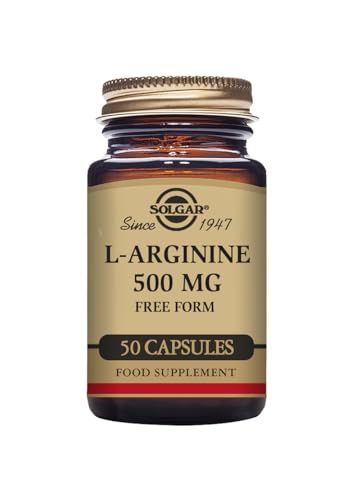 Solgar L-arginina 500 Mg, 50 Cápsulas Vegetales