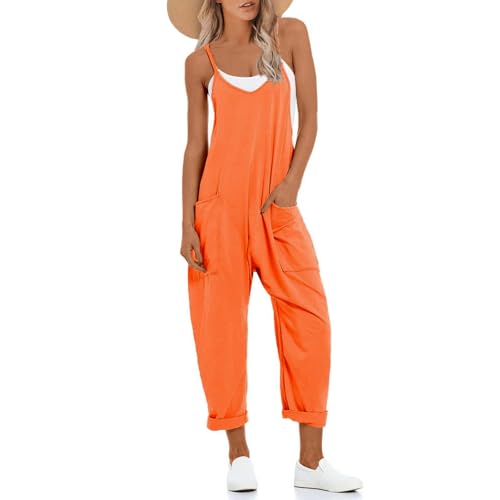 UNIANKIYA One Piece Jumpsuits for Women Casual Overalls Summer Rompers Trendy Jumpers Beach Vacation Outfits Travel Clothes