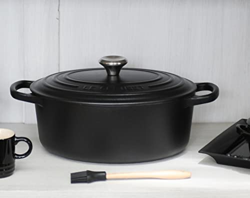 Image of Le Creuset Evo Oval Casserole 31 Cm- Satin Black