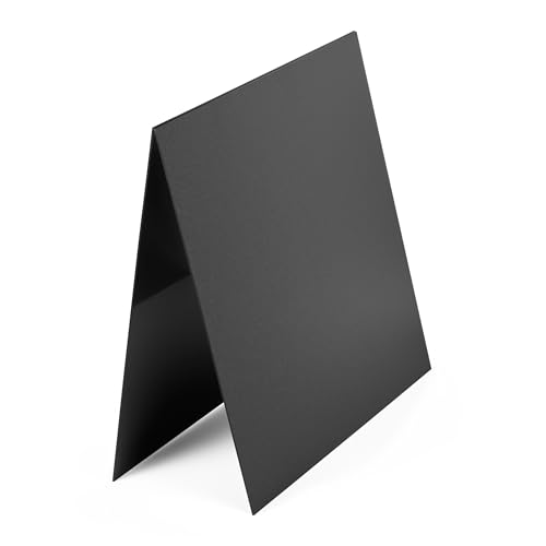 Image of KAITELA Pack of 10 ABS Plastic Sheet 8 inch x 12 inch x 0.060 inch Thick, Black Moldable Flexible Thermoplastic Panel 1 /16 inch Thick (1.5mm) for Craft Projects, Robotics Competitions - Textured & Smooth Surface