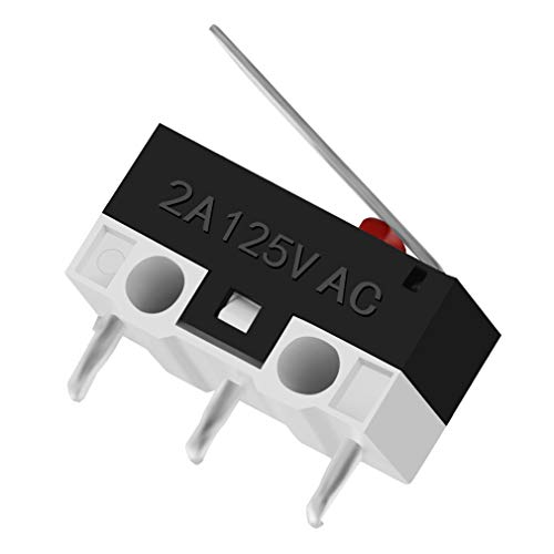 Mxrs Micro Limit Switch, Cyt1073 Ac 2A 125V 3Pin Spdt Rocker Switches Long Hinge Lever For Arduino (30 Pack) By Muzhi thumb #4