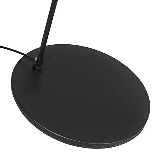 Qazqa vinossa - Lampada da terra arco Moderno - 1 luce - L 1384 mm - Nero - Moderno - Soggiorno