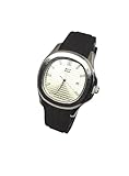 Generico Orologio Da Polso 1002 Uomo Quarzo Data Cinturino Silicone Silver/Bianco