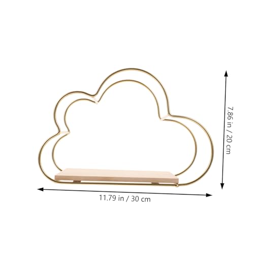 Étagères flottantes nuage pour optimiser le rangement des petits espaces muraux