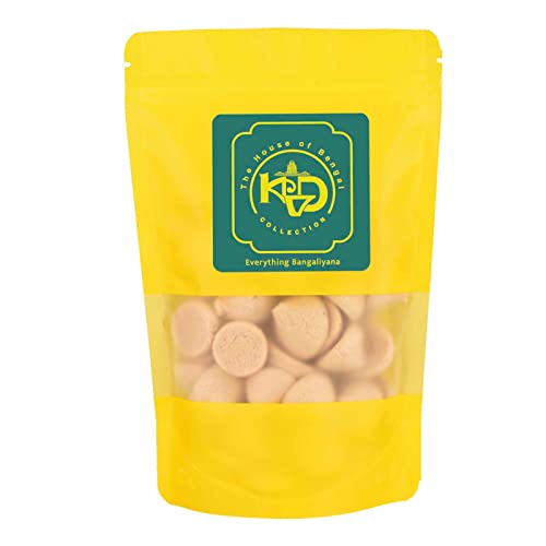 Image of KVD Collection Premium Handmade Bengal Buili Dal - 150G | Urad Dal Bori | Sundried Nutritious Black Gram Bori - Large size