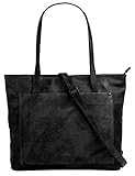 Sansibar Shopper Echt Leder schwarz Damen - 021195