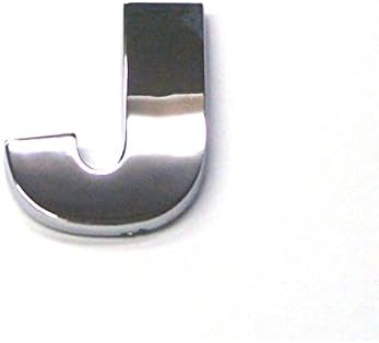 3D Chrome Self Adhesive Letters Digits Numbers Signs Emblem Badge Decal Stickers - Letter J