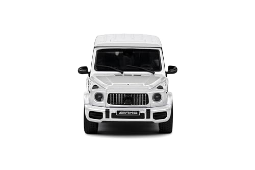 Solido Mercedes AMG G63 2022 Modelo Diecast 1:43 Blanco miniatura 2