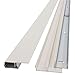 Produktbild PROTEKTOR Noppenbahn Abschlussprofil Außenputz Universal 1 Set á 10m Weiß, Sockelprofil, Abdeckprofil für Noppenfolie, Grundmauerschutz