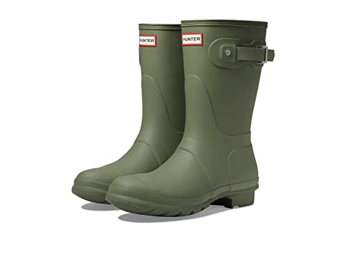 HUNTER Pantalones cortos originales para mujer con logo, verde claro, 40/41 EU