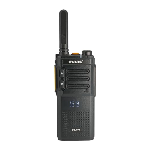 Maas PT-375 PMR-446 Draagbare radio met accu en tafeloplader