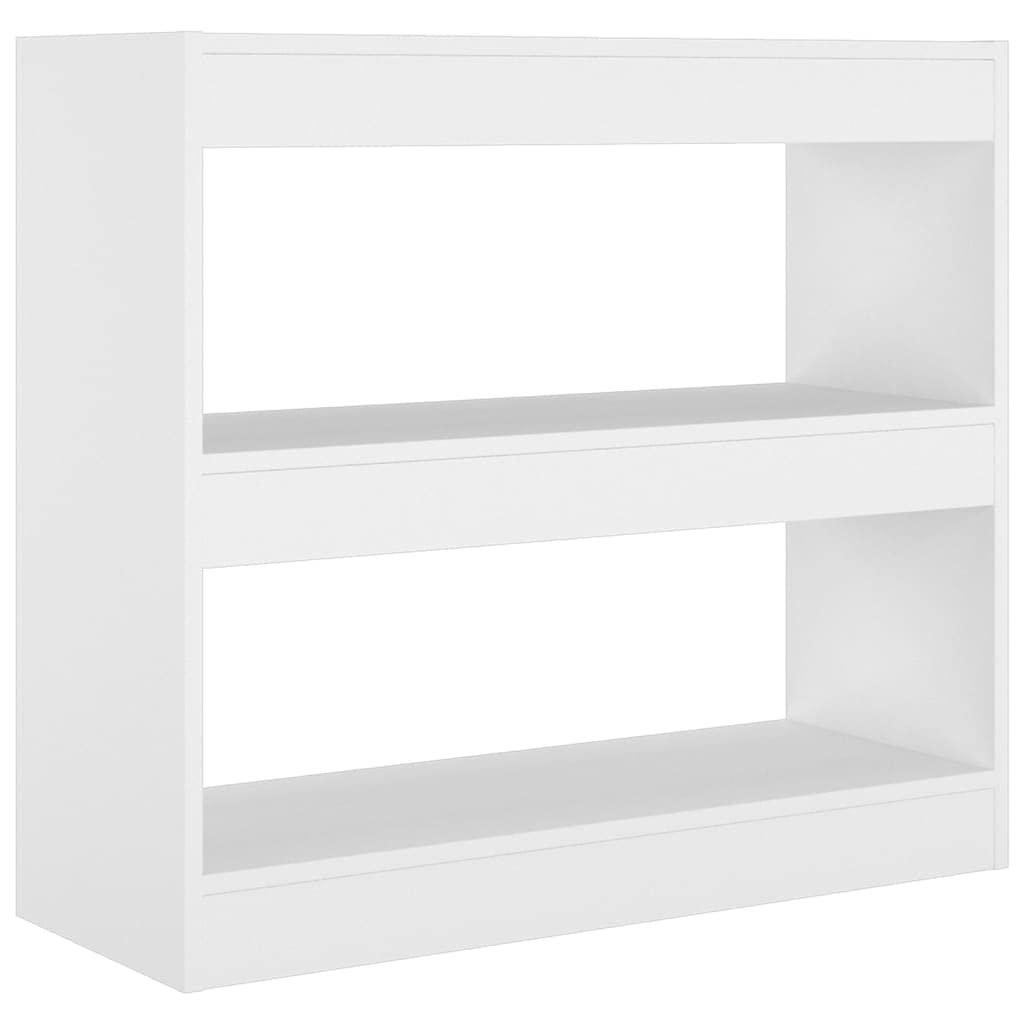vidaXL Book Cabinet/Room Divider Hallway Furniture Bookcase Storage File Cabinet Rack Home Organiser Room Partition Book Shelf Stand White